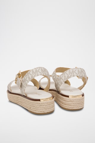 Platform Sandalen - Lichtgeel