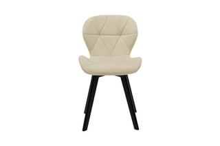 2 chaises en bois et hévéa Daisy - 50 x 79 x 47,5 cm
