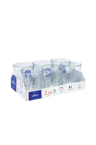 6 canecas de vidro Lys - 31 cl