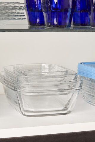 4 caixas de conservação em vidro Freshbox - 2 l 
