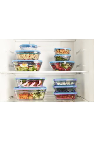 4 caixas de conservação em vidro Freshbox - 2 l 