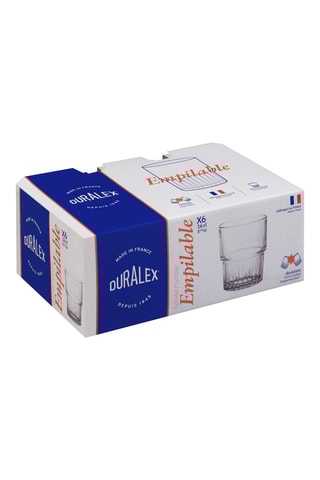 6 copos Empilable 16 cl
