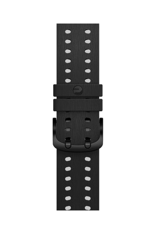 Silconen Horlogeband - Zwart - 22 mm