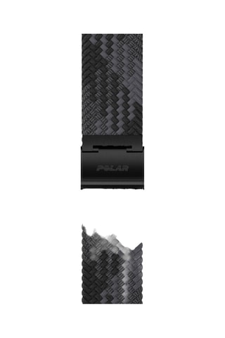 Horlogeband - Zwart - 20 mm