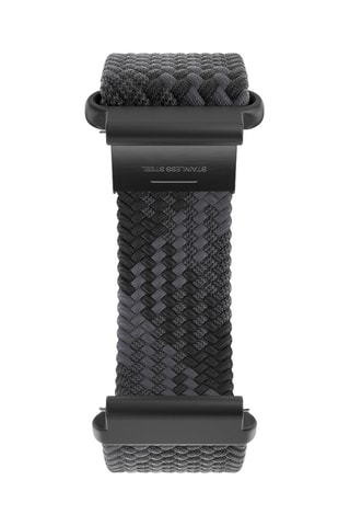Horlogeband - Zwart - 20 mm