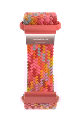 Horlogeband - Roze en oranje - 20 mm
