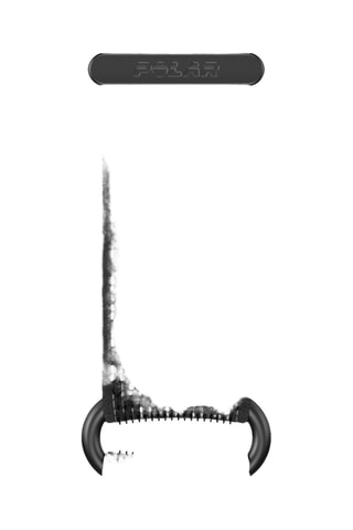 Horlogeband - Zwart - 22 mm