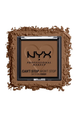 Pó compacto matificante vegan Can't Stop Won't Stop - N°09 Deep - 6 g