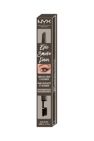 Eyeliner vegan efeito smoky dupla ponta Epic Smoke Liner - Mocha Match - 0,17 g
