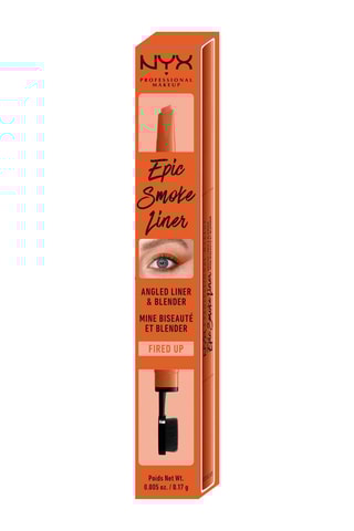 Eyeliner vegan efeito smoky dupla ponta Epic Smoke Liner - Fired Up - 0,17 g