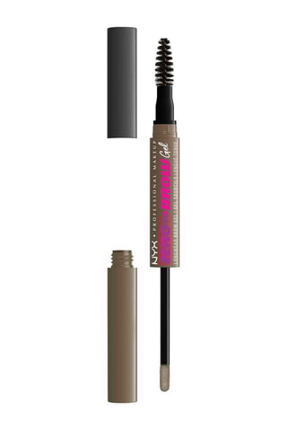 Gel colorido vegan longa duração dupla ponta sobrancelhas Zero To Brow Gel - Ash Brown - 2 ml
