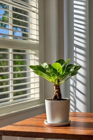 2 palmeiras Havaianas "Brighamia Insignis" - Altura da entrega 30-40 cm