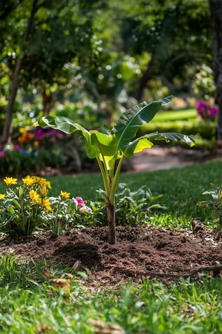 Bananeira Musa Basjoo XL - Altura da entrega 55-70 cm
