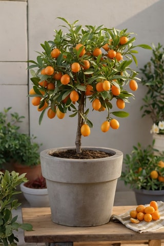 3 citrinos - Altura Entregue 25-40 cm