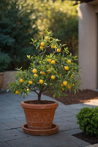 4 árvores de fruto mediterrânicas - Altura Entregue 25-40 cm
