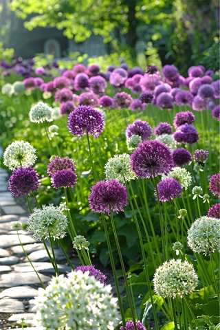 15 alho-ornamental Purple White mix
