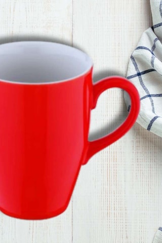 6 canecas em porcelana - 24 cl