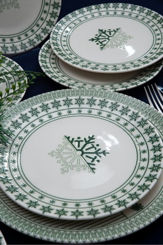 Serviço de sobremesa em porcelana - 7 peças