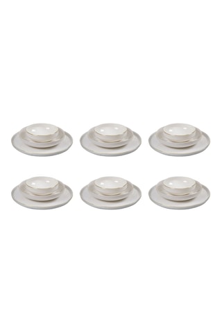 Serviço de mesa em porcelana - 18 peças 