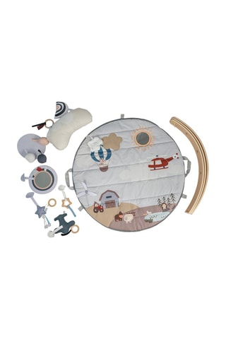 Houten Speelkleed Bianca Sky - Grijs - 100 cm - Vanaf de Geboorte