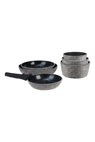 Batterie de cuisine Charbon - 7 pièces