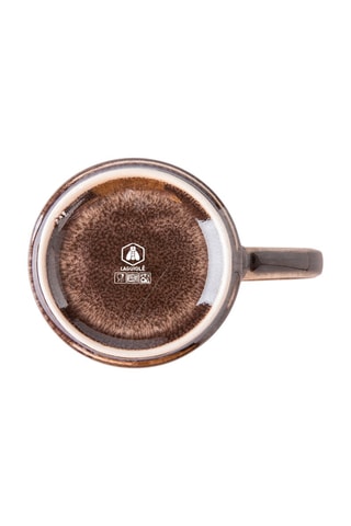 2 canecas em arenito Cappuccino - 8,8 x 9 cm