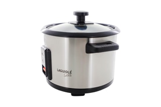 Cozedor de arroz em aço inoxidável e revestimento de cerâmica - 2,8 l