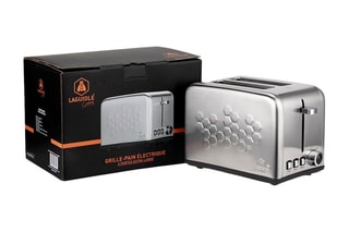 Torradeira em aço inoxidável - 815 W - 2 aberturas extra largas