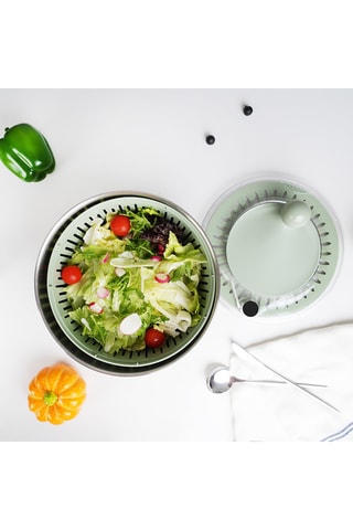 Essoreuse à salade 2-en-1 - 24,5 cm