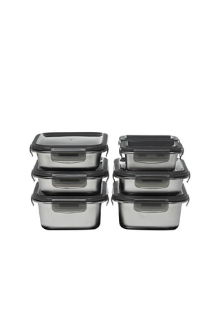 Ensemble boîtes de conservation en acier inoxydable - 7 pièces