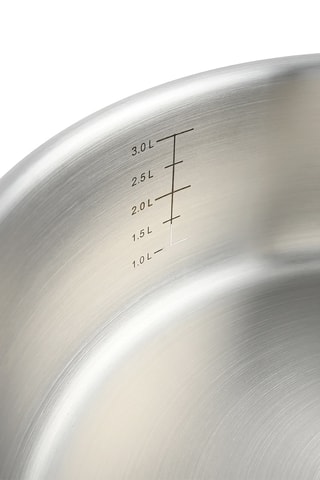 Tacho em aço inoxidável Triplex - 28 x 11 cm - 6 l