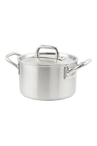 Panela em aço inoxidável Triplex - 24 x 15 cm - 6 l