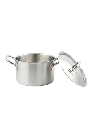 Panela em aço inoxidável Triplex - 24 x 15 cm - 6 l