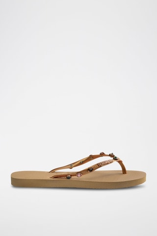 Slippers Slim Luxury - Donkerbeige