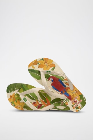 Slippers Top Farm Arara - Groen en Oranje
