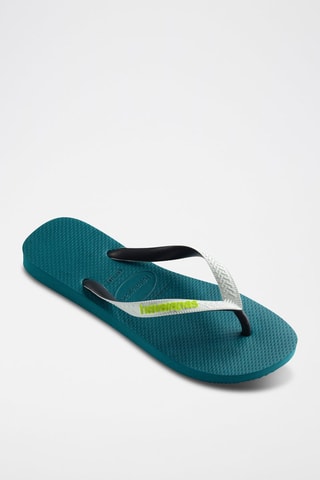 Slippers Top Mix Vibe - Donkergroen