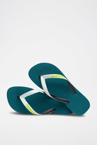 Slippers Top Mix Vibe - Donkergroen