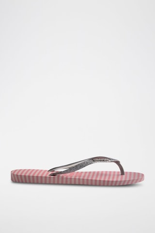 Slippers Roze en Zilverkleurig