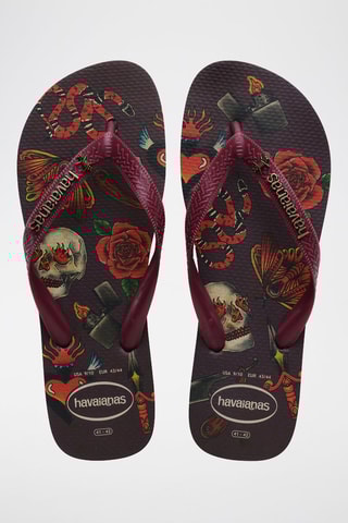 Slippers - Donkerpaars