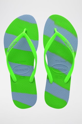 Slippers - Groen en Blauw