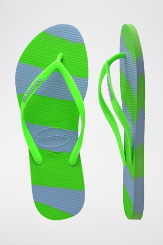 Slippers - Groen en Blauw