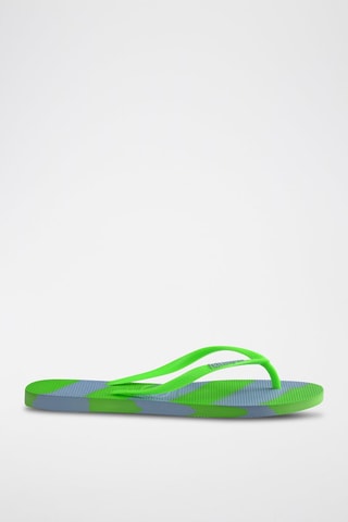 Slippers - Groen en Blauw