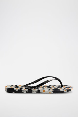 Tongs Slim Daisy Catti - Noir