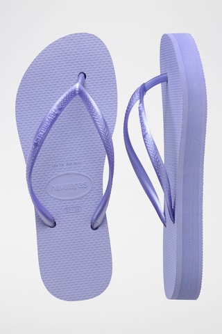 Platform Slippers - Paars