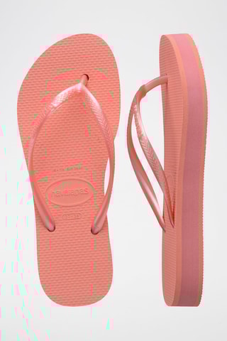 Platform Slippers - Roze