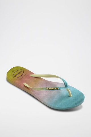 Slippers - Blauw en Groen