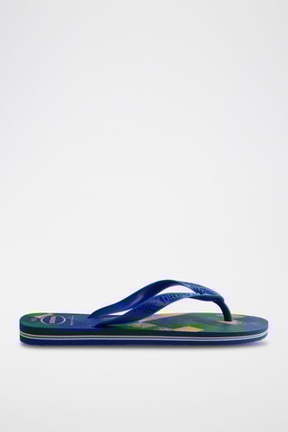 Slippers Marineblauw en Groen