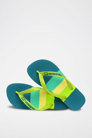 Slippers Groen en Geel
