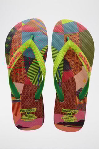Slippers Groen en Oranje