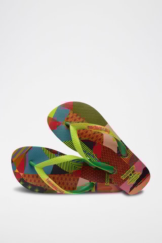 Slippers Groen en Oranje